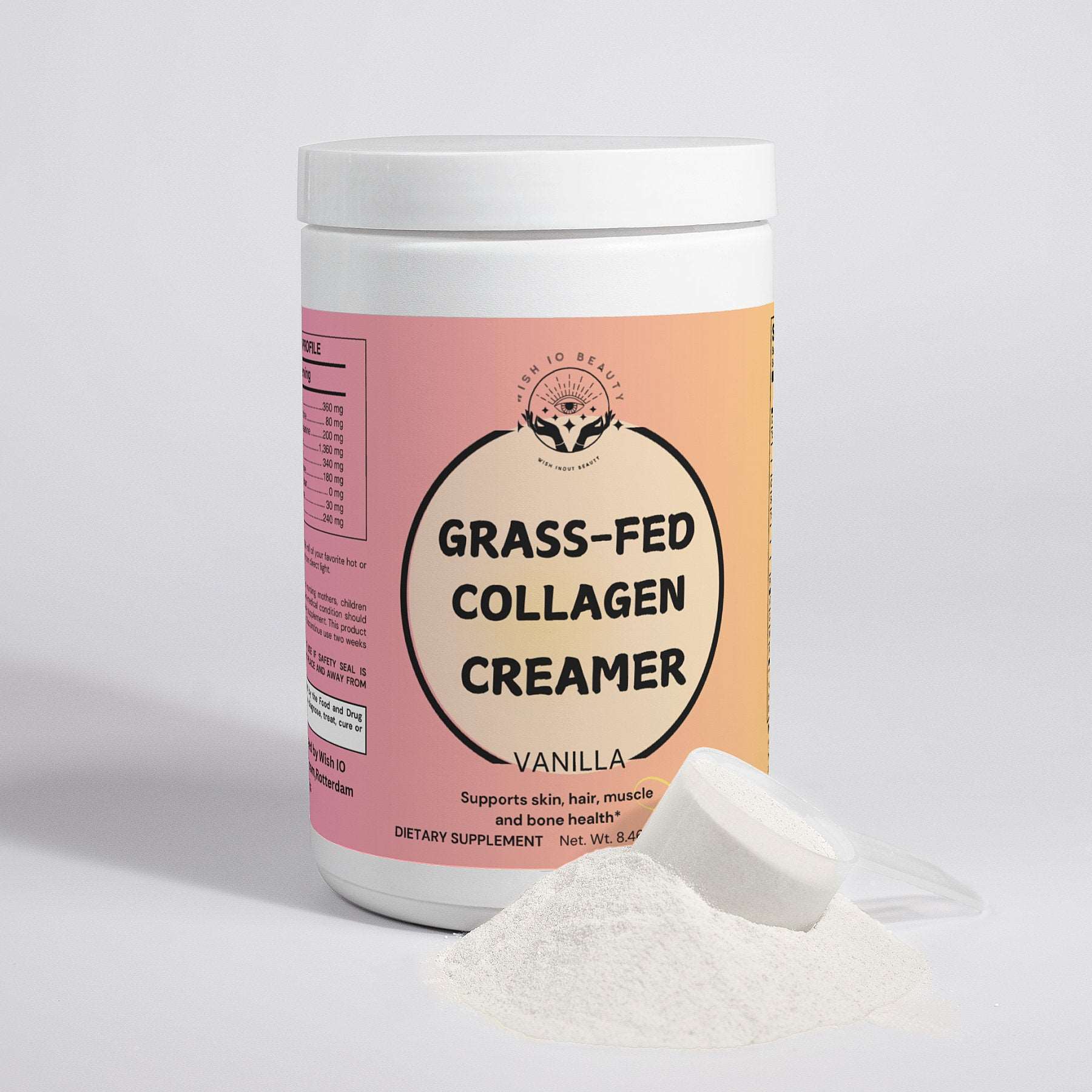 Grass-Fed Collagen Creamer (Vanilla)